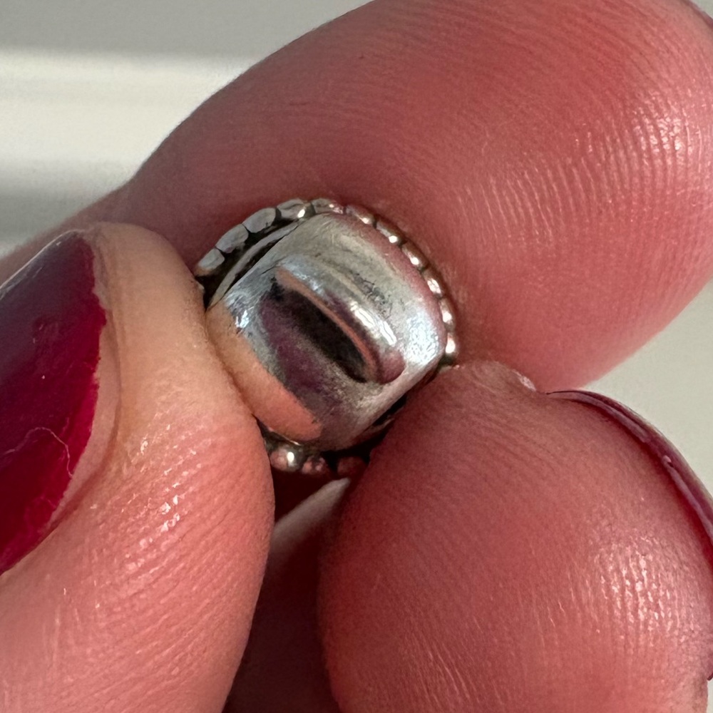 Pandora Moments Pearl Bell Charm – Sterling Silver – Retired - Picture 7 of 7